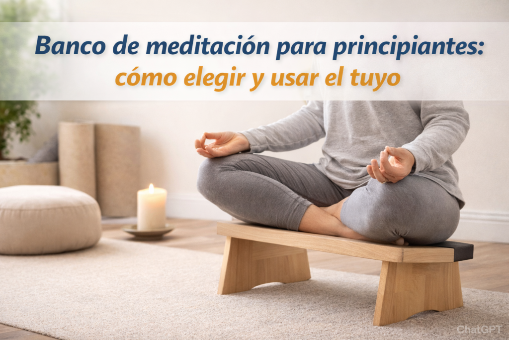 Banco de meditación para principiantes