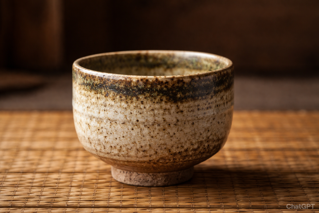 Chawan Tazón de té matcha japonés artesanal