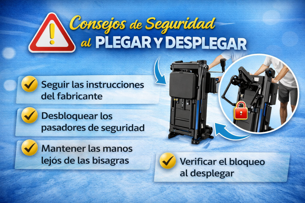 Consejos de Seguridad al Plegar y Desplegar