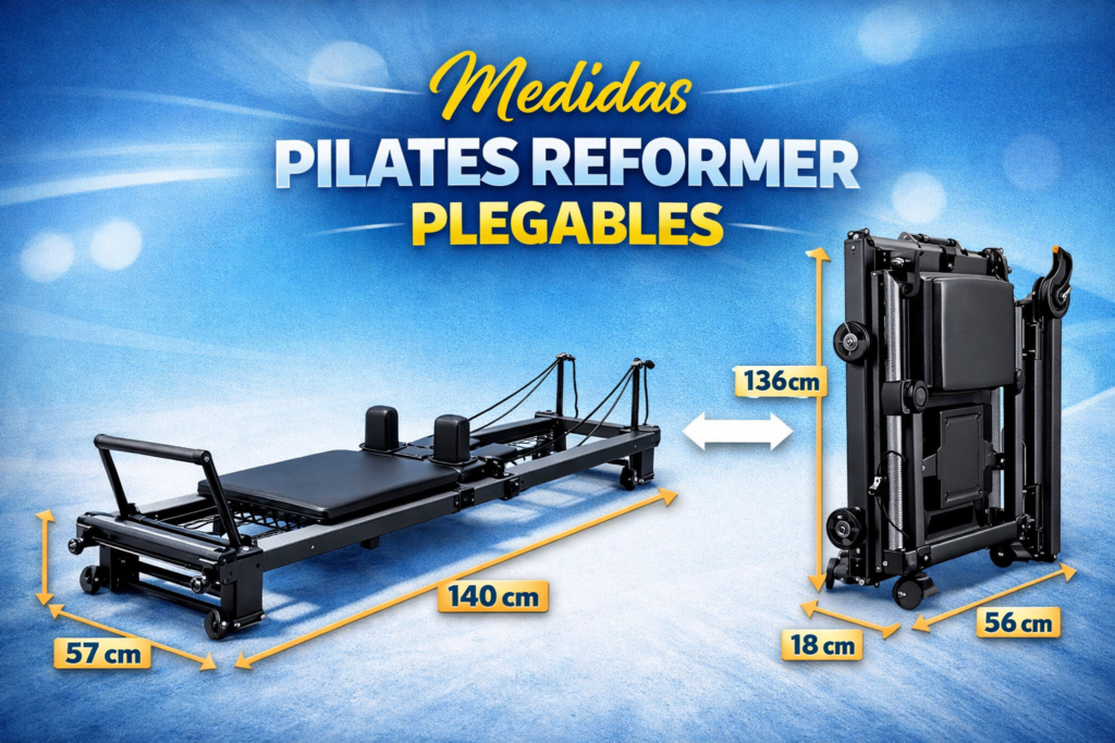 Medidas Pilates Reformer Plegables