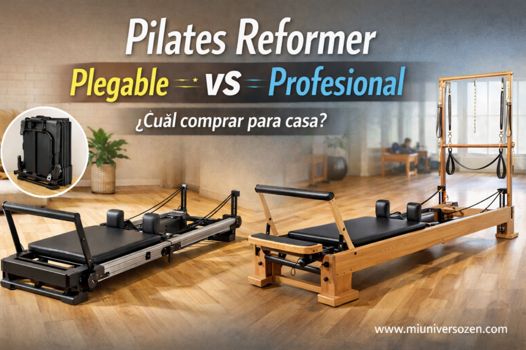 Pilates Reformer Plegable vs Profesional - Cuál comprar para casa
