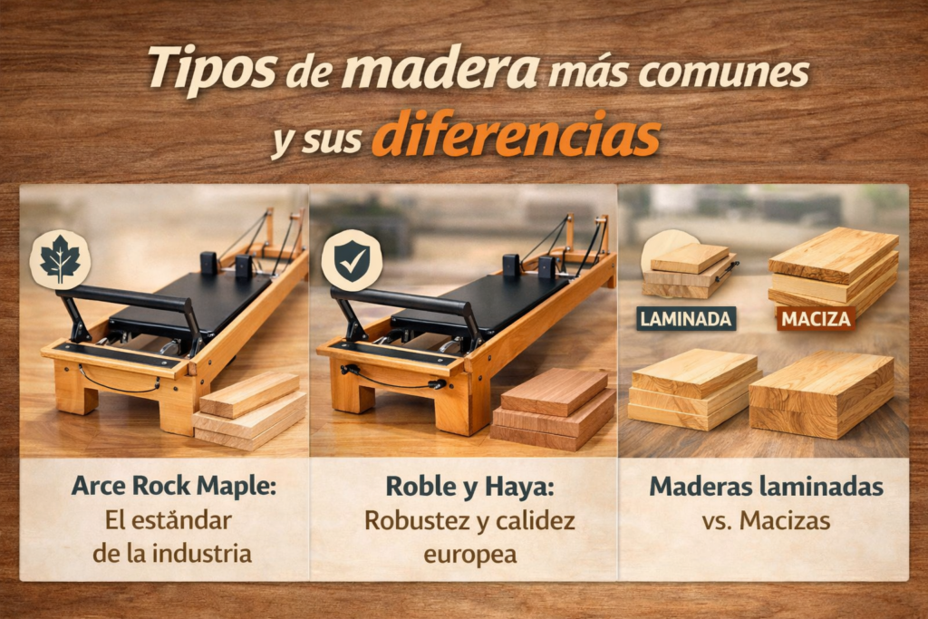 Tipos de madera más comunes y sus diferencias