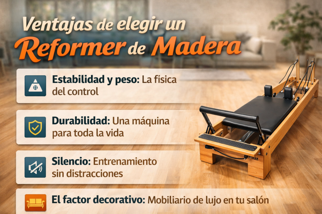 Ventajas de elegir un Pilates Reformer de Madera