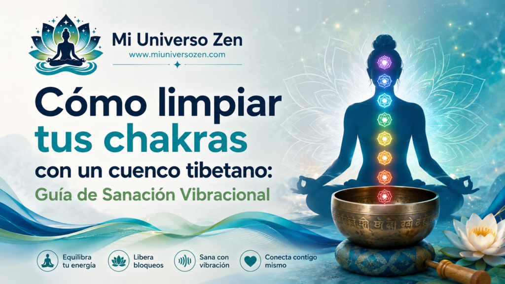 Cómo limpiar tus chakras con un cuenco tibetano: Guía de Sanación Vibracional.