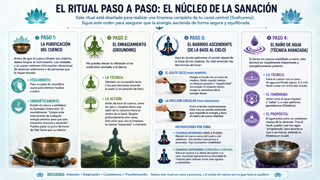 Ritual para limpiar los Chakras paso a paso
